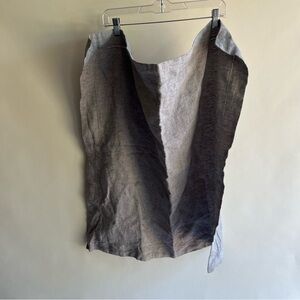 Pottery Barn 100% Linen Euro Pillow Sham Heathered Gray (one)